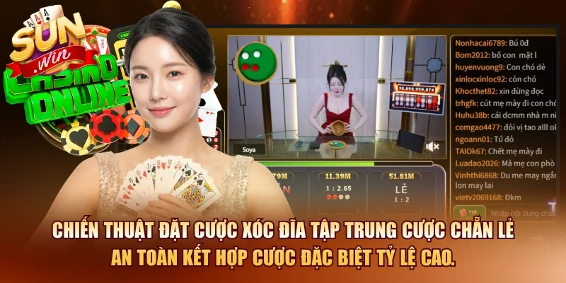 Xóc Đĩa SUNWIN – Bỏ Túi Mẹo Chơi Xóc Đĩa Mới Nhất 2026 3 Sunwin Chiến thuật đặt cược xóc đĩa tập trung cược chẵn lẻ an toàn kết hợp cược đặc biệt tỷ lệ cao.