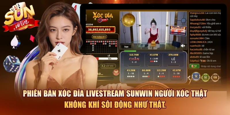 Xóc Đĩa SUNWIN – Bỏ Túi Mẹo Chơi Xóc Đĩa Mới Nhất 2026 4 Sunwin Phiên bản xóc đĩa Livestream SUNWIN người xóc thật không khí sôi động như thật.